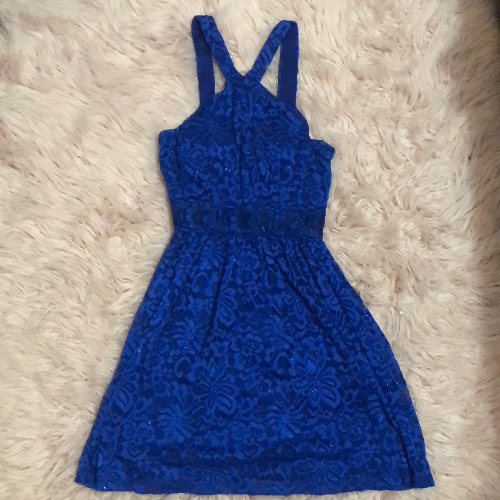 Blue Laced Dress